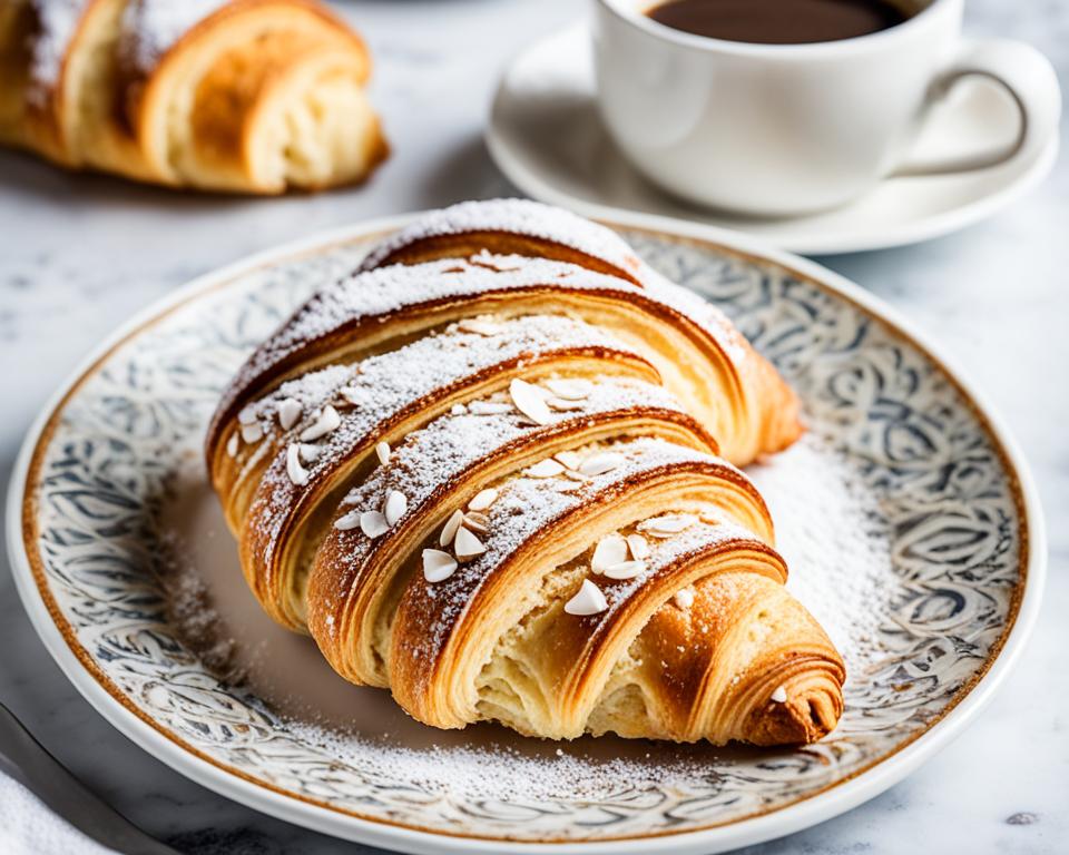 almond croissant as indulgent treat