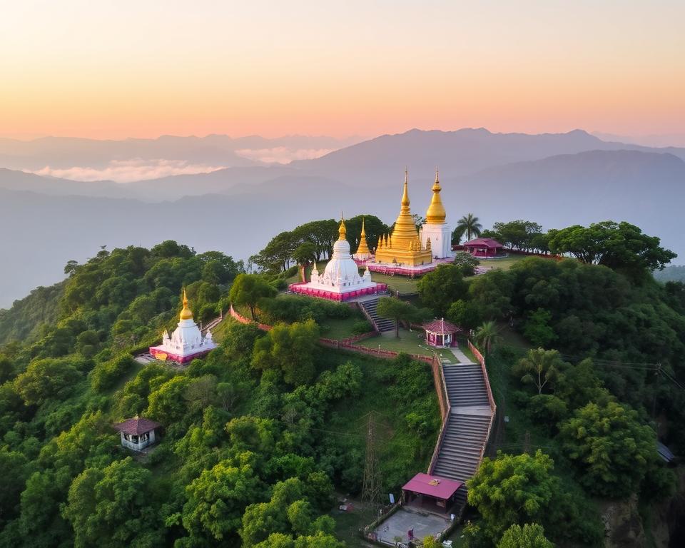 phousi hill buddhist temples